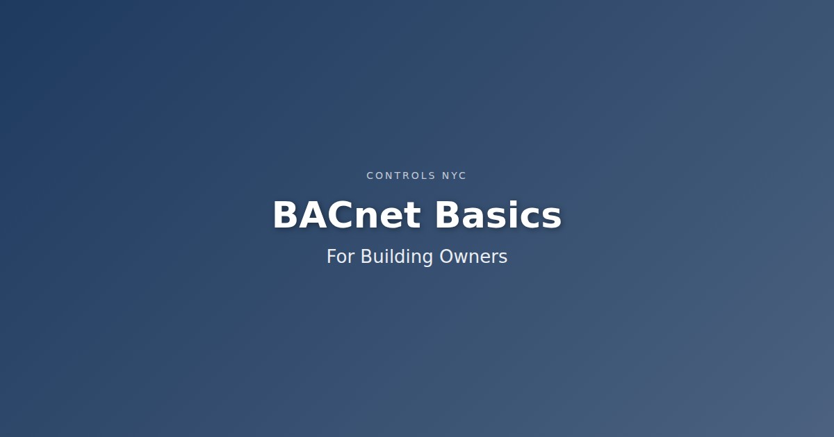 BACnet for Building Owners: A Plain-English Guide