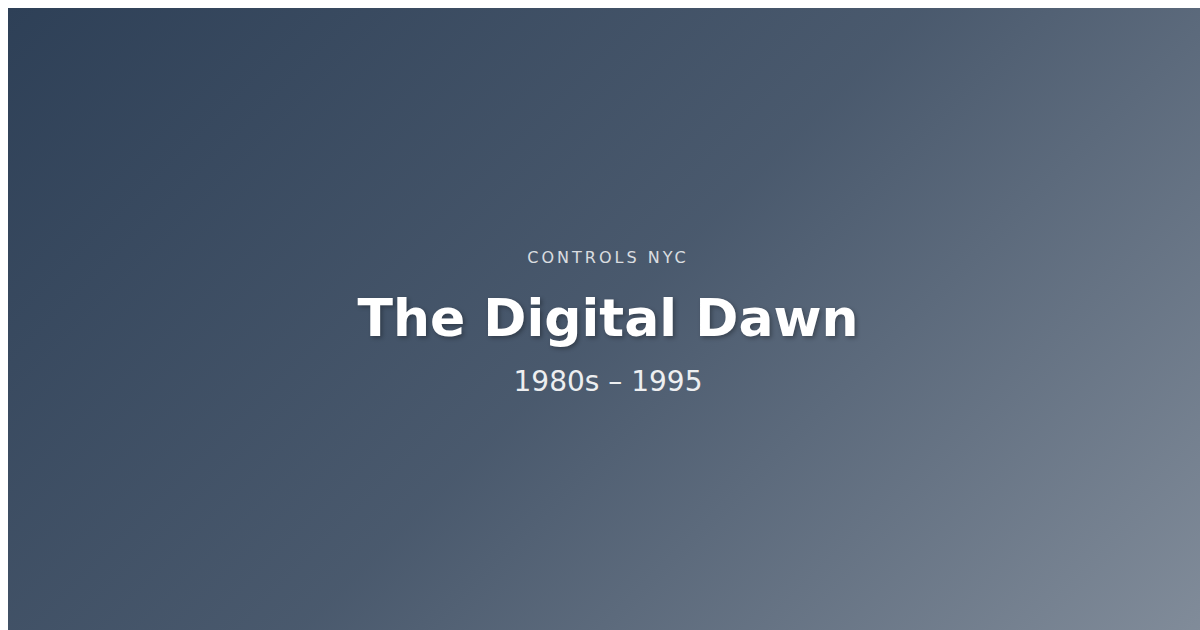 The History of BMS, Part 2: The Digital Dawn (1980s–1995)