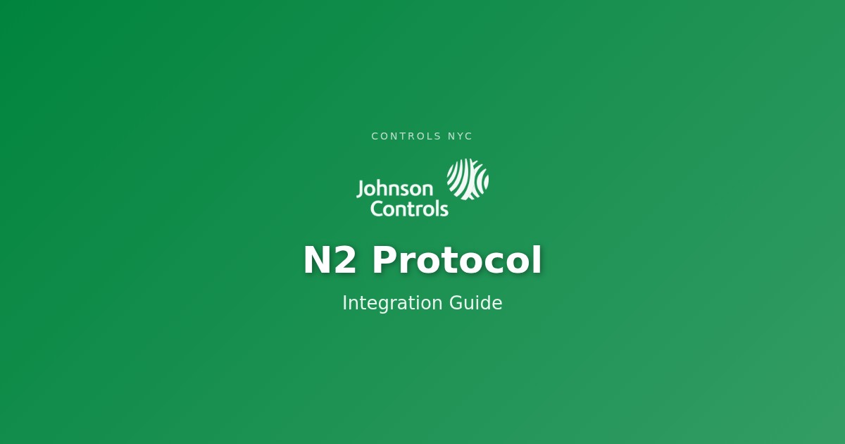 Johnson Controls N2 Protocol: Integration Options for Legacy Systems