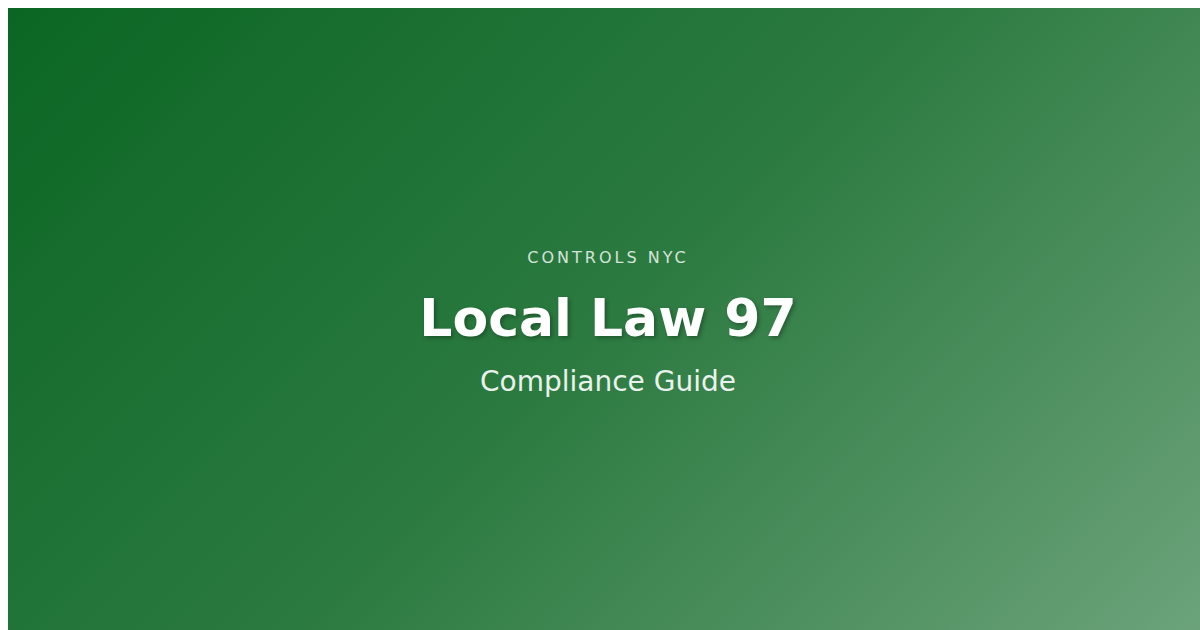 Local Law 97 Compliance: How BMS Upgrades Reduce Emissions