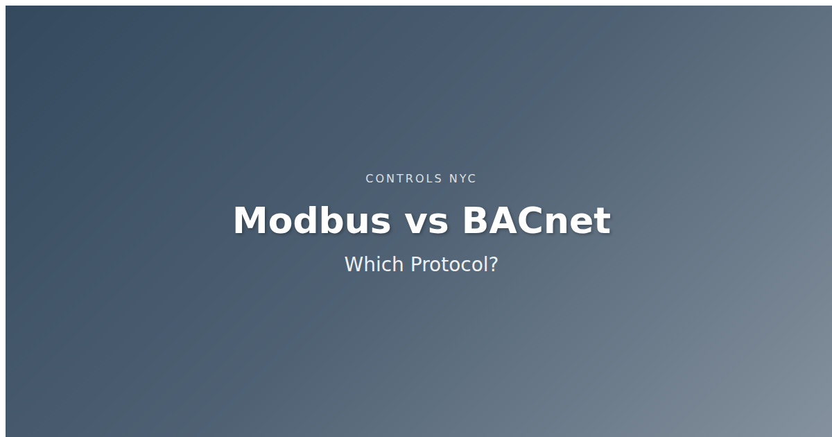 Modbus vs. BACnet: Which Protocol Does Your Building Need?